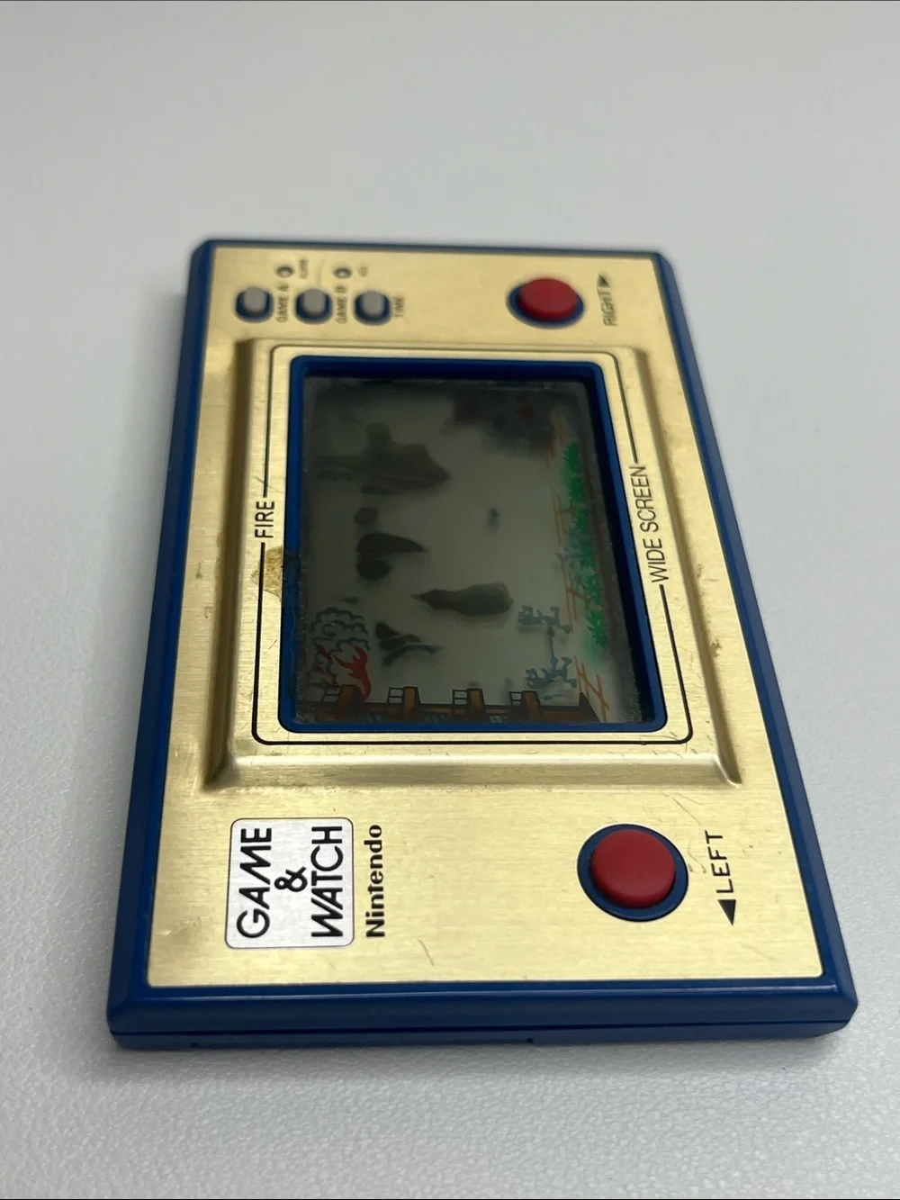 Nintendo Game & Watch Wide Screen Handheld - Fire